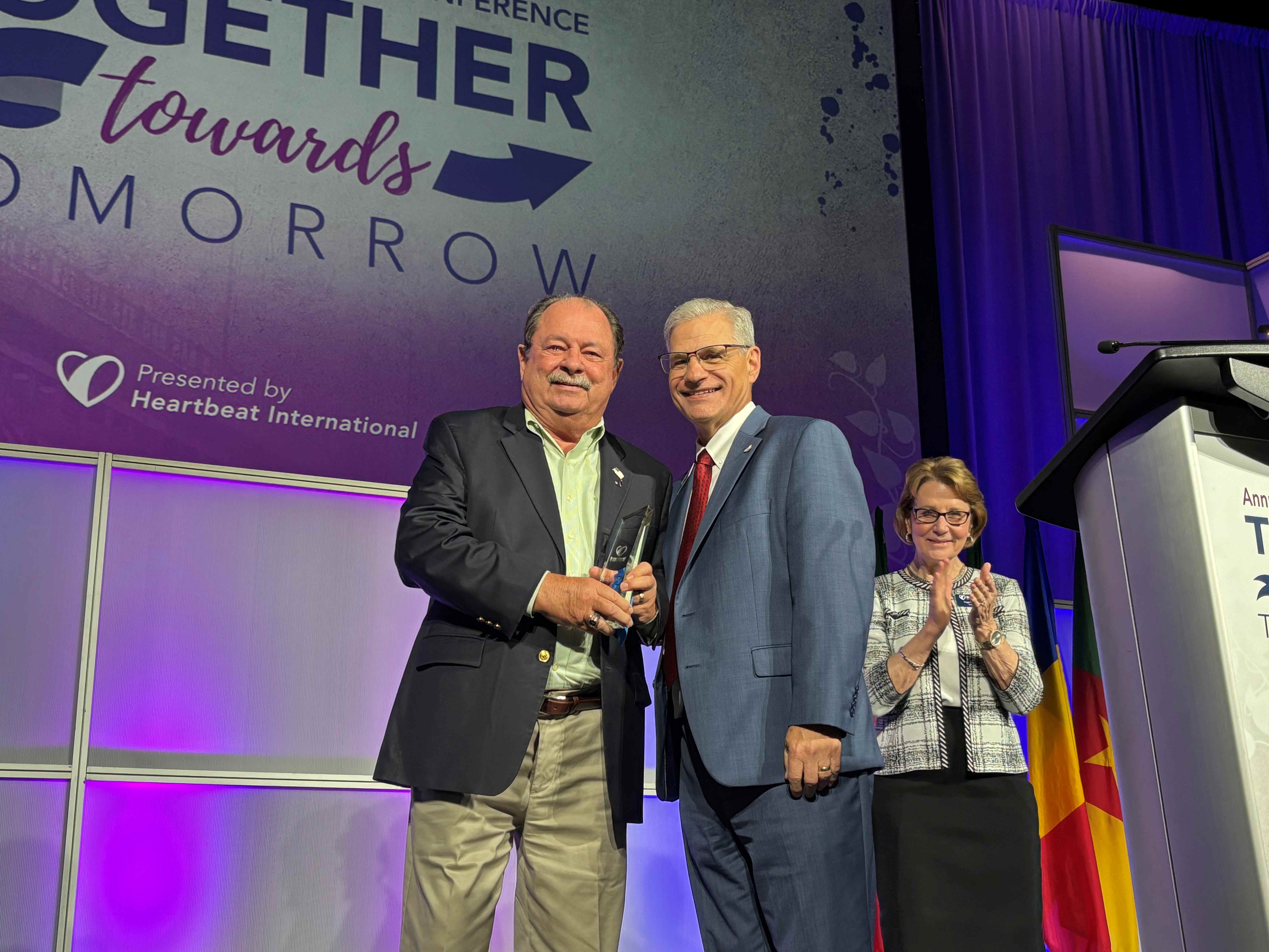 Longtime Heartbeat Conference venue organizer honored for “gift of self”