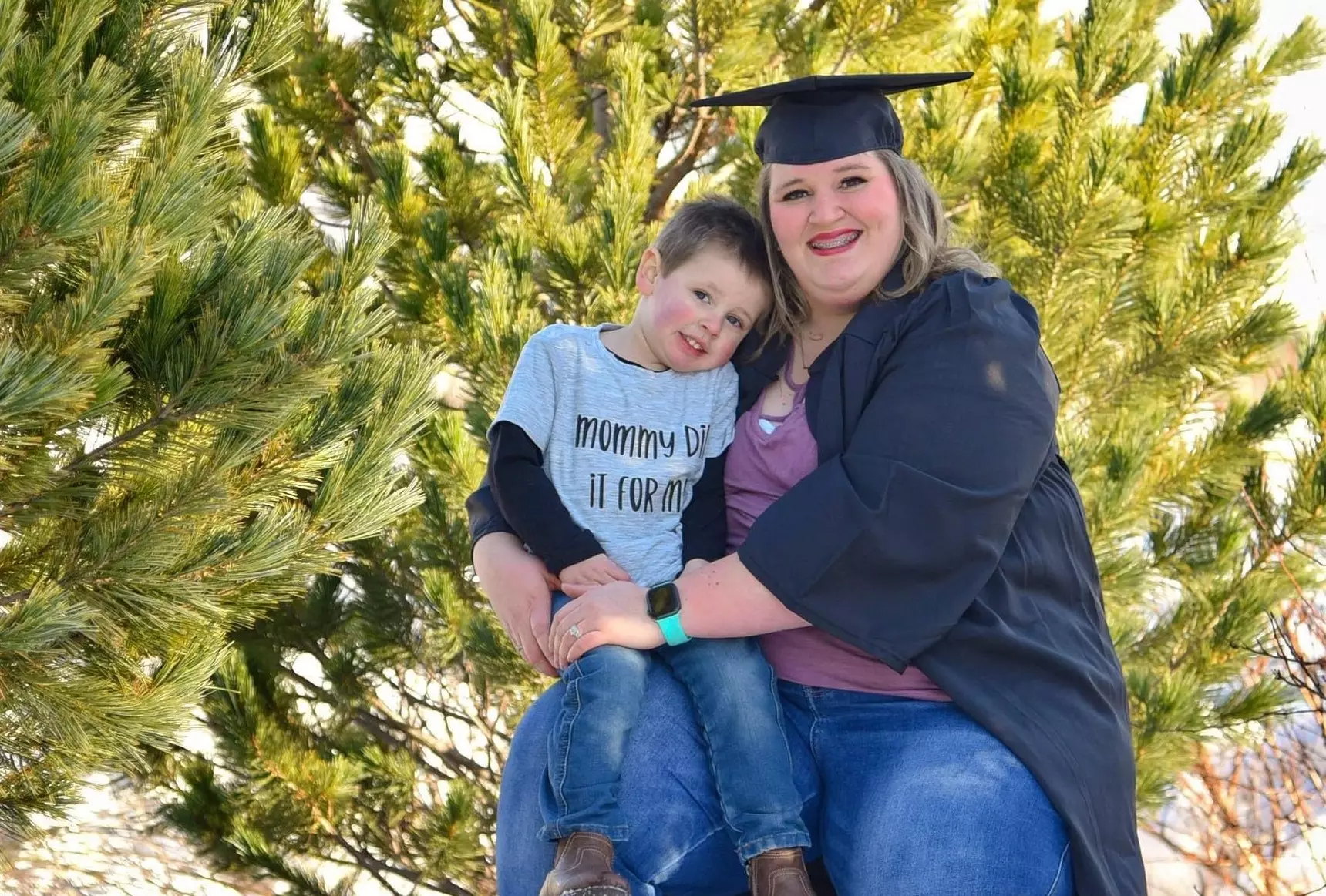 Her life is better than she could have imagined; Mom who chose life achieves her education goal