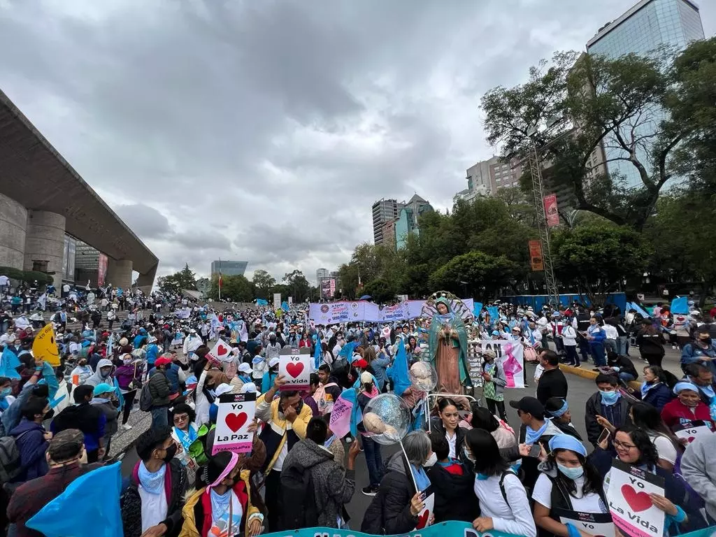 A million march throughout Mexico for women, life, and peace