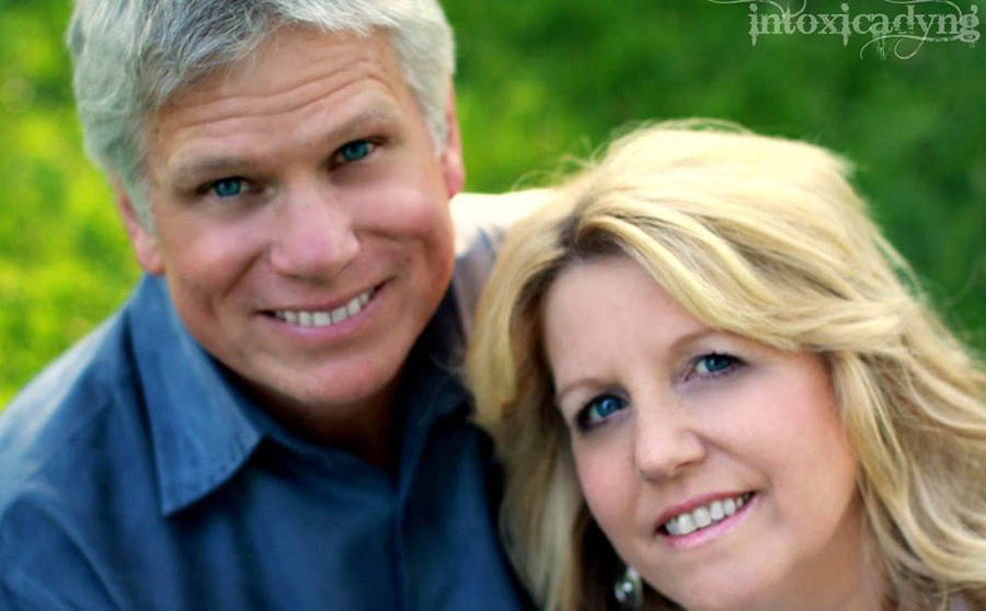 Diedre Eckle, 56, with her husband of 35 years, John. Diedre was killed in a motorcycle accident Aug. 3