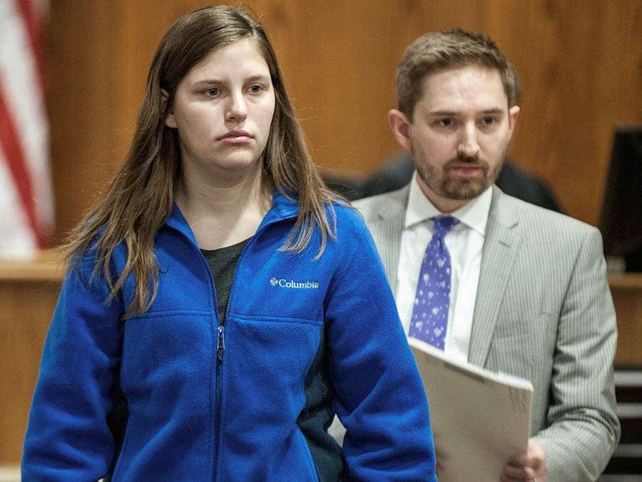 Lindsay Johnson is charged with suffocating her newborn son to death in April, 2016.