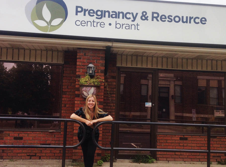 Julie Bonany at Pregnancy & Resource Center - Brant in Brantford, Ontario, Canada.