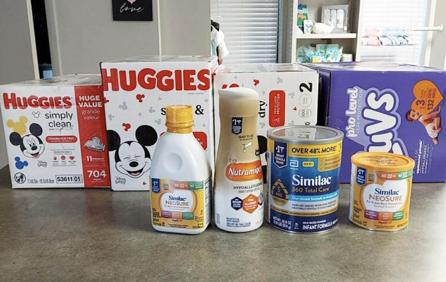 Tens of thousands of diapers and baby wipes, hundreds of cans of formula, and tens of thousands of dollars in gift cards were donated for the World's Largest Baby Shower