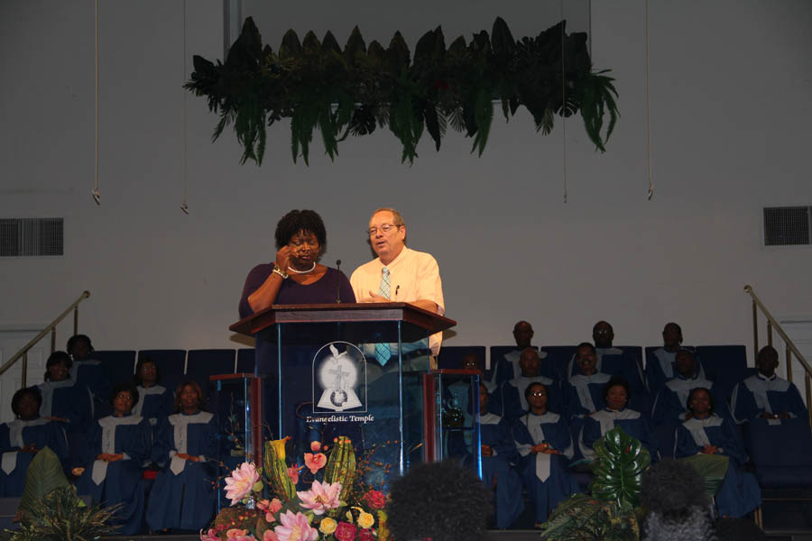 Rhonda Darville, executive director for Godparent Center, spreading a passion for the sanctity of life in the Bahamas.