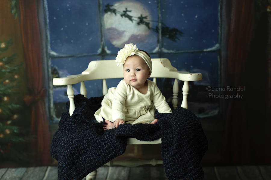 "Best Gift Ever" - Amanda's baby daughter Heidi at Christmas