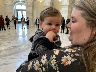 Brantlee and mom Brittni, one of the mom&#039;s whose story was part of Heartbeat International&#039;s amicus brief in Dobbs v. Jackson Women’s Health. Heartbeat argues that women don&#039;t need abortion because they are strong, have the support of pregnancy help organizations, and things are very different since Roe and Casey were decided - making the two decisions&#039; legal precedent obsolete.