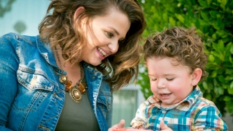 Rebekah Buell Hagan and her son, Zechariah, who she rescued through the Abortion Pill Reversal in 2013.