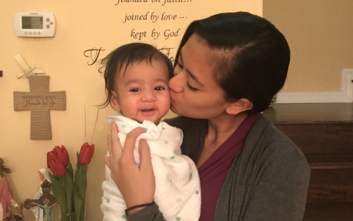 Katrina and her son, Gabriel, who she rescued through Abortion Pill Reversal in early 2017.
