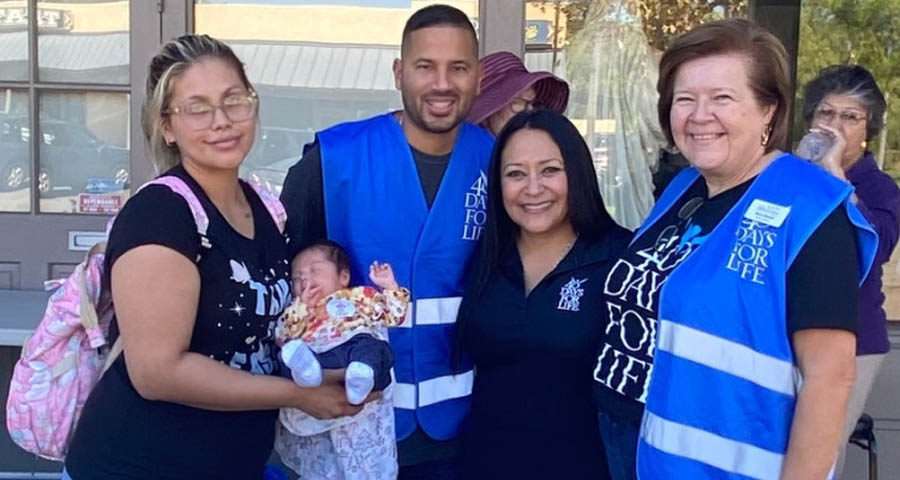 Grateful California mother brings daughter saved by Abortion Pill Reversal to 40 Days for Life rally