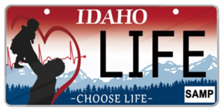 “Tiny billboards for life” - Choose Life Idaho meets license plate goal, funds will help pregnancy centers