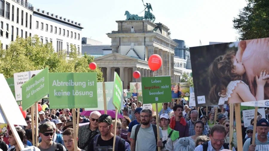 Pro-lifers in Berlin marched for “oases of life”