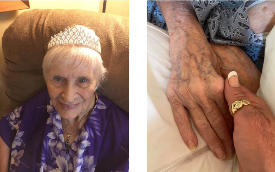 Her hands are stilled, her legacy lives on